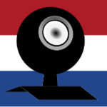 Grafik Webcam über niederländischer Fahne